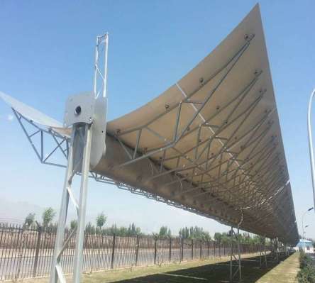 Solar parabolic trough csp plant